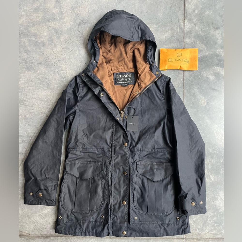 Filson Pinedale all-season rain jacket, navy (S)